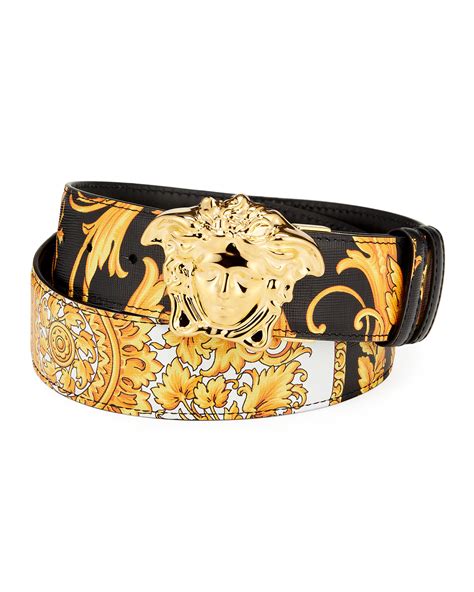 versace mens belt cheap|More.